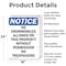 Signmission No Snowmobiles Allowed On This OSHA Notice Sign, Aluminum, 18in W x 24in L, 2PK OS-2PACK-NS-A-1824-V-14814 - alternate 3